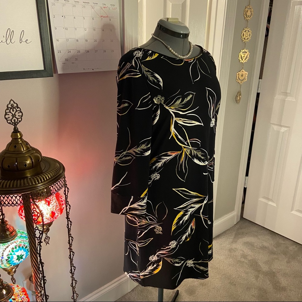 NWT Soma Black Floral Dress Size XL - Picture 2 of 9